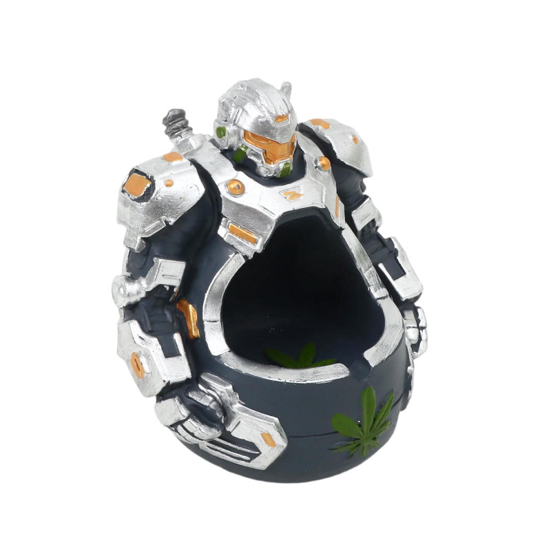 Cool Resin Armored Robot Durable Decorative Resin Ashtray SS-1854