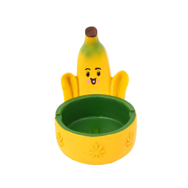 Resin Cute Banana Durable Decorative Resin Ashtray SS-2004