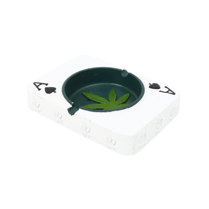 Resin Ace Playing Card Durable Decorative Resin Ashtray SS-2103