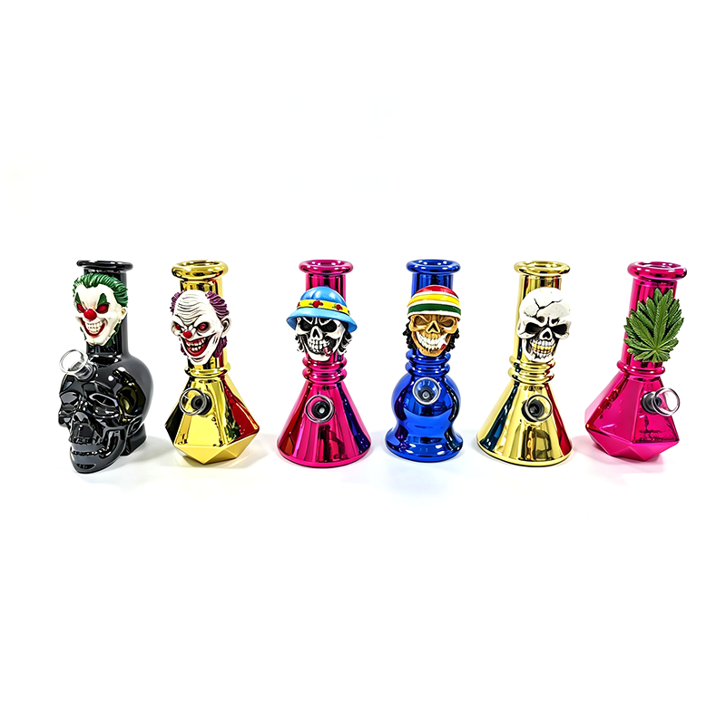 Collector's Edition Themed Mini Beaker Bong with 3D Sculpted Characters – Assorted Styles SS-2151 x 1