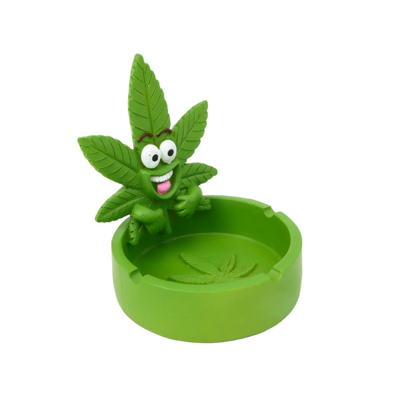 Resin Cute Leaf Character Durable Decorative Resin Ashtray SS-2318