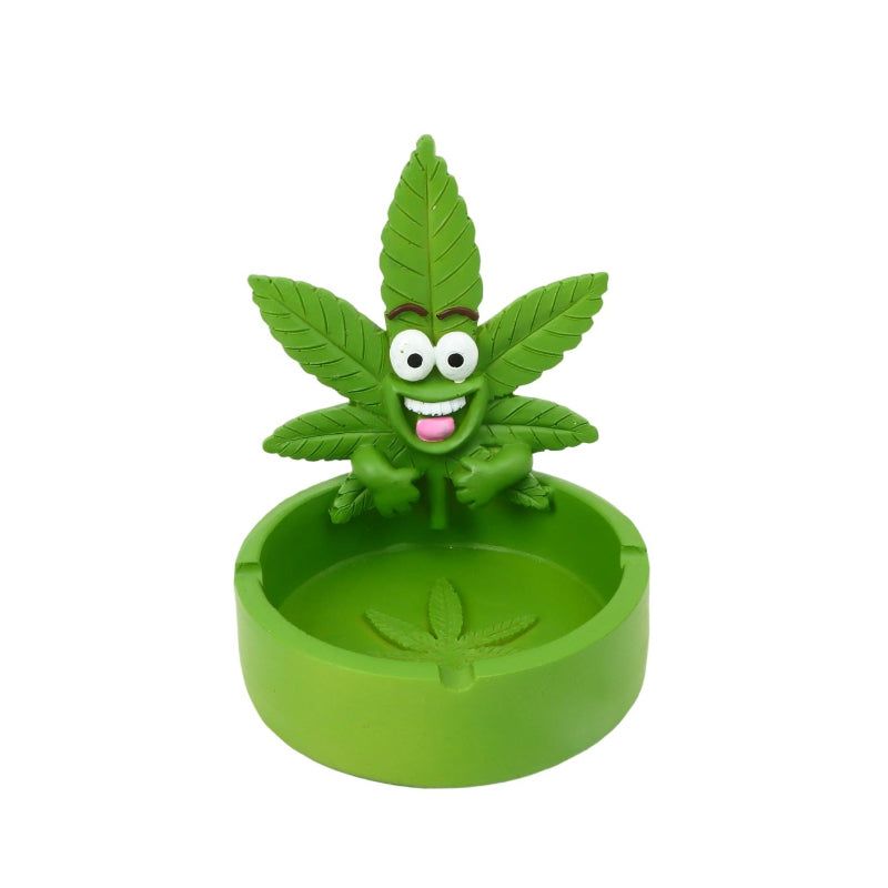 Resin Cute Leaf Character Durable Decorative Resin Ashtray SS-2318