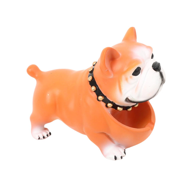 Resin Fierce Bulldog Durable Decorative Resin Ashtray Holder SS-2332