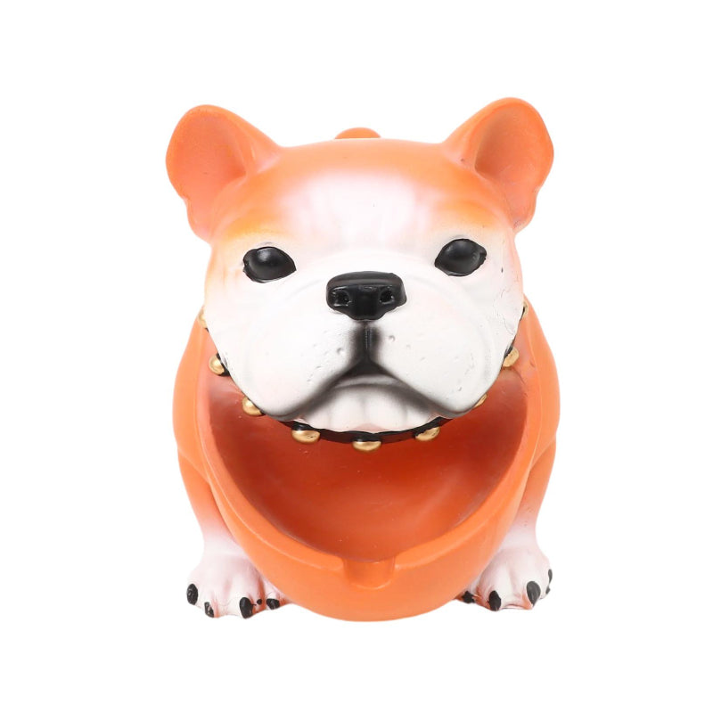 Resin Fierce Bulldog Durable Decorative Resin Ashtray Holder SS-2332