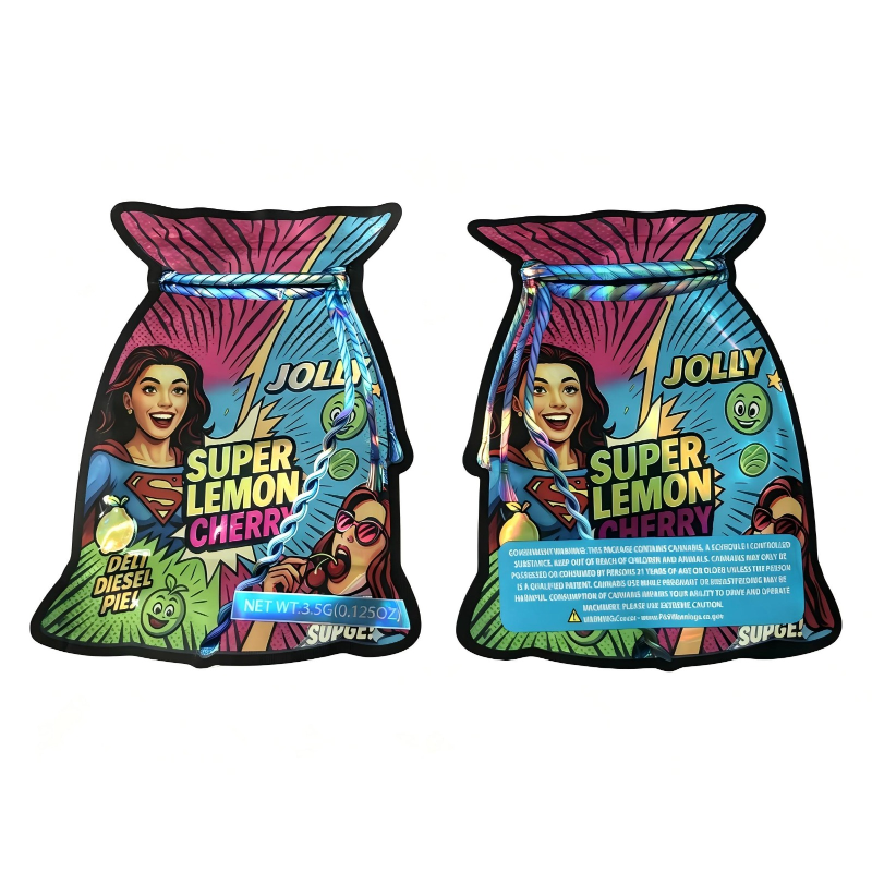 Premium Cali Pack 3.5g – SUPER LEMON CHERRY Smell-Proof Mylar Storage Bag (100pack) SS-2552