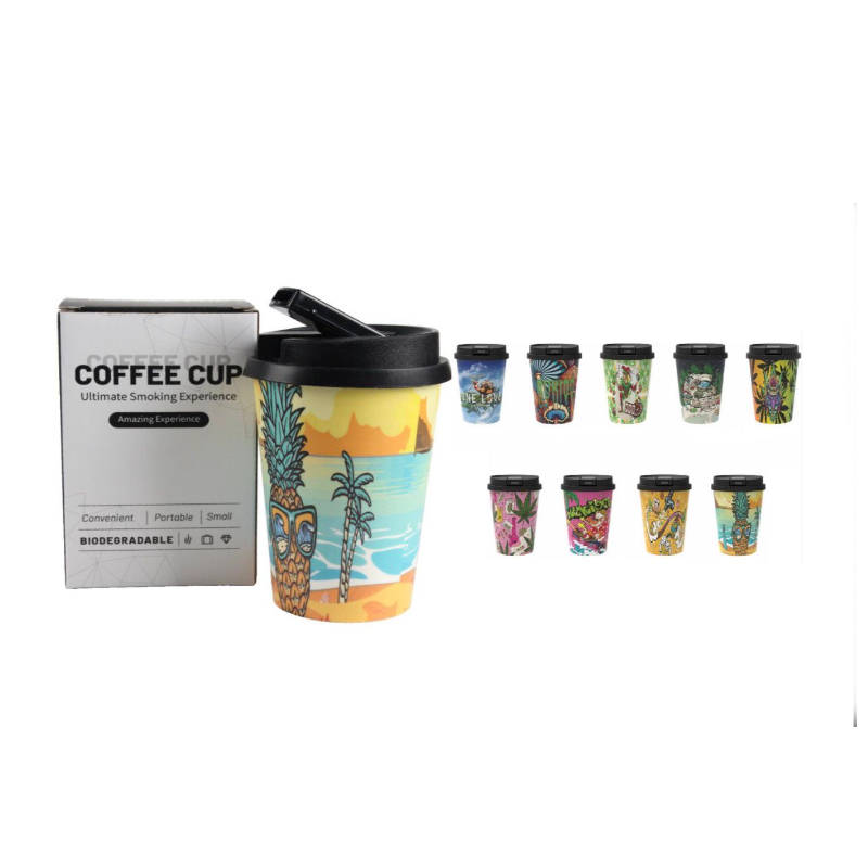 Clearance Crazy Pipe Plastic Coffee Cups Bong Multi-Functional Shaped Hookah SS-3162