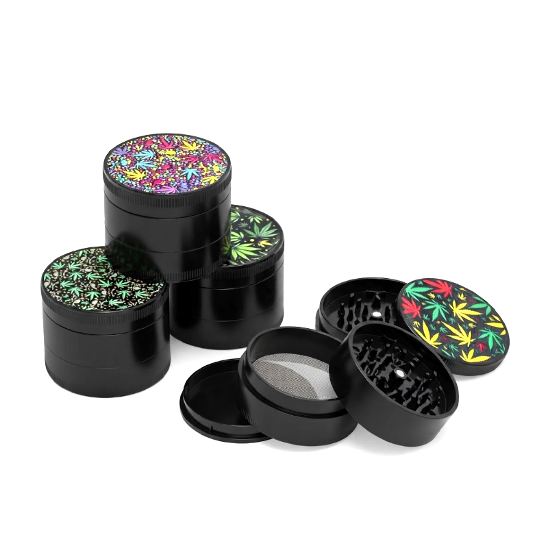 The Joint 60mm 4-Part Virgin Acrylic Grinder with Storage Compartment – 12 PCS Display Box SS-3171. I