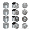 Alien X OG Labs 50mm 4-Part Metal Grinder – 12 Piece Display Box SS-3317 W