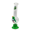 Rick Bong | Rick and Morty Curved Glass Bong Green 20cm SS-3502