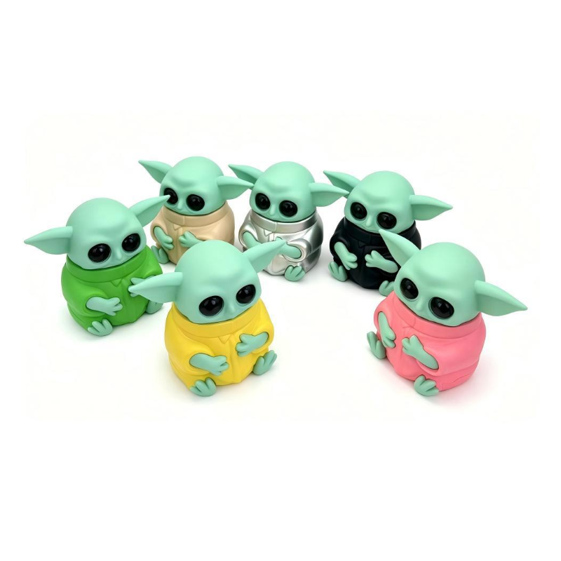 Baby Yoda Style Herb Grinder – Novelty Character Grinder 63mm SS-3571 x 1 single