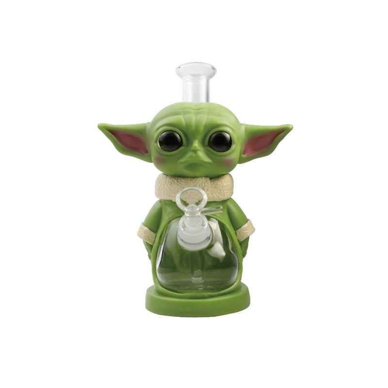 8-inch Baby Yoda ceramic and glass water pipe Bong SS-4503