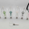 Light Bulb Glass Dab Straw Kit – Tree Perc, Ceramic Tip 3mm SS-4825