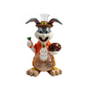 9-inch Bunny Rabbit ceramic and glass water pipe SS-5203