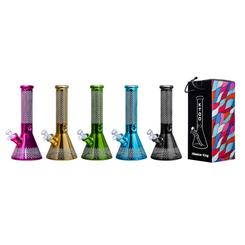 Glass Beaker Bong Assorted Assorted Colors SS-6120