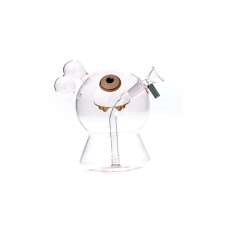 Glass Ugly Monster Bubbler Waterpipe Bong 11 cm x 1