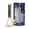 15.5" Egyptian Hieroglyph / 7 mm / Glow in the dark / Glass Bong Assorted Colors SS-6930