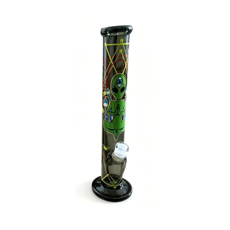 High Quality Alien Glass Water Pipe Bong – Straight Smoking Bong 40cm SS-7623-A Boxed