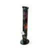 Black Leaf Glass Water Pipe Bong – Straight Tube Bong 40cm SS-7623-B Boxed