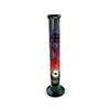 High Quality Gradient Leaf Glass Water Pipe Bong – Straight Tube Bong 40cm SS-7623-C Boxed