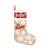 Raw Christmas Snow Flake Stocking