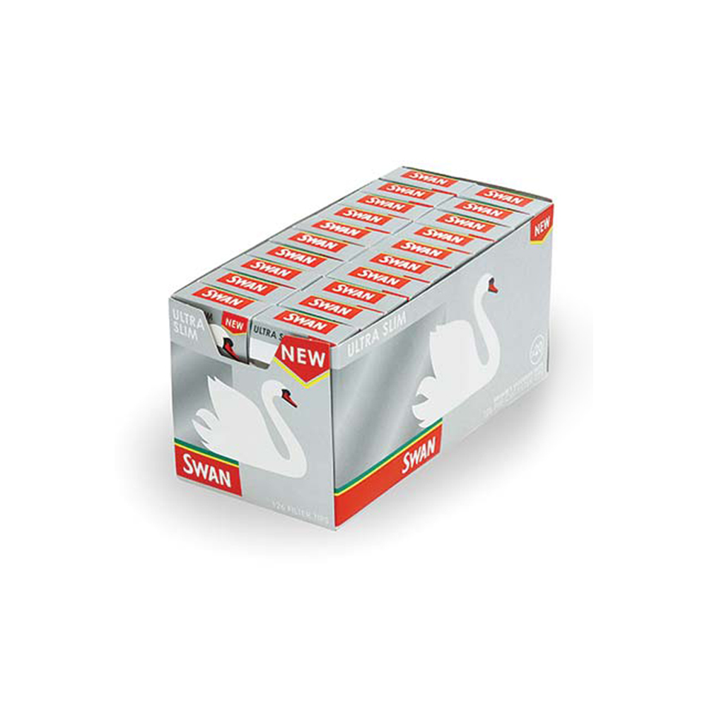 Swan Ultra Slim Filter Tips Silver
