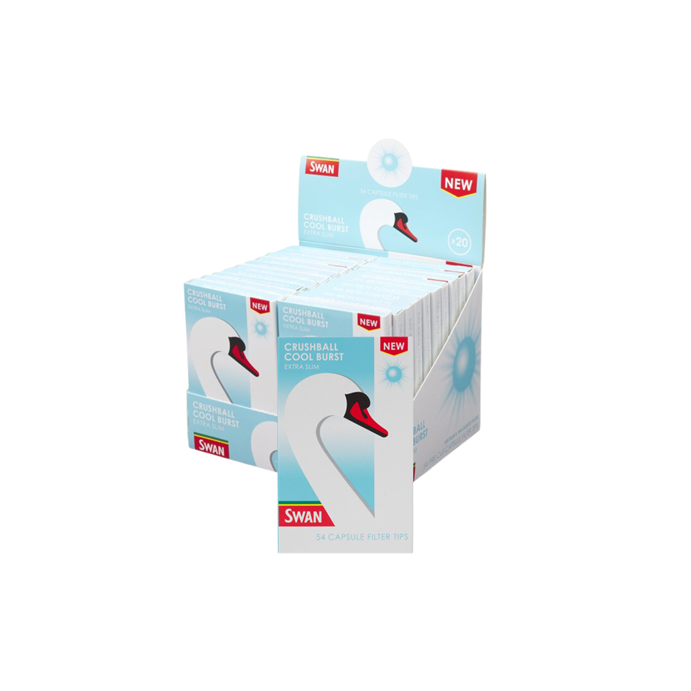Swan Crushball Cool Burst Extra Slim Filter Tips
