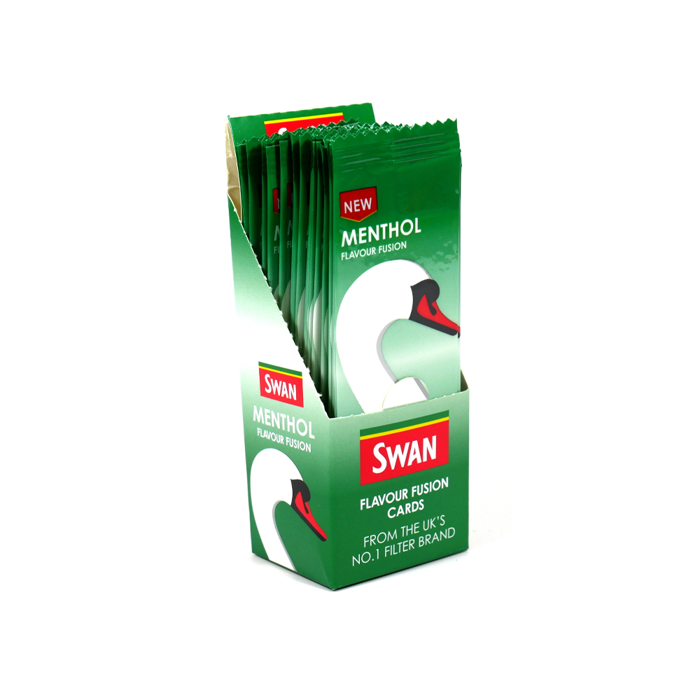 Clearance Swan Menthol Flavour Fusion Cards Box of 25