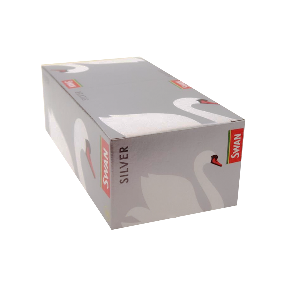 Swan Silver Regular Size Papers  50 pack