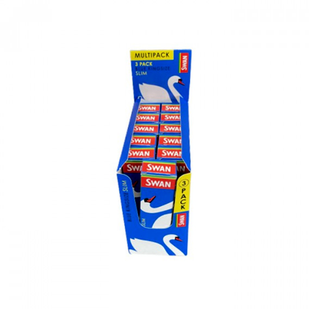 Clearance Swan Blue King Size Slim Multipack Rolling Paper