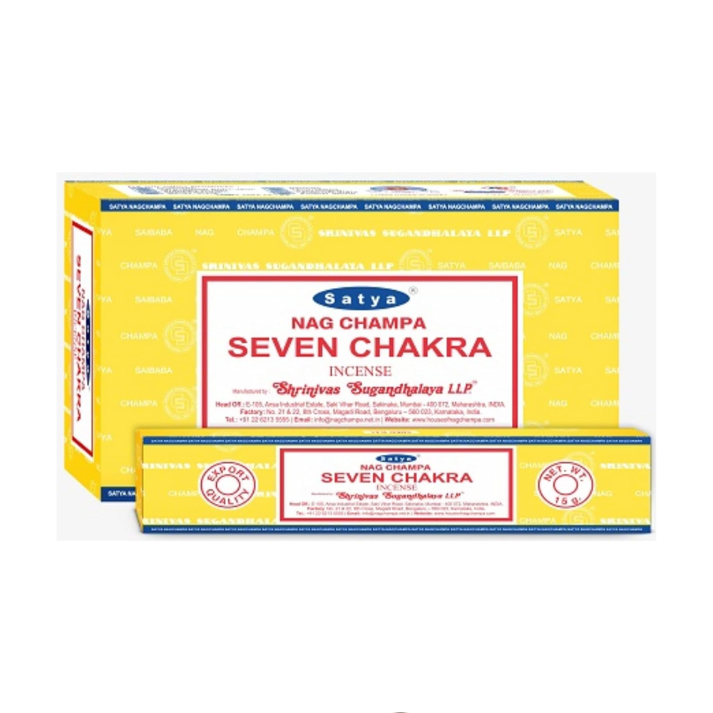 Satya Incence Sticks Seven Chakra
