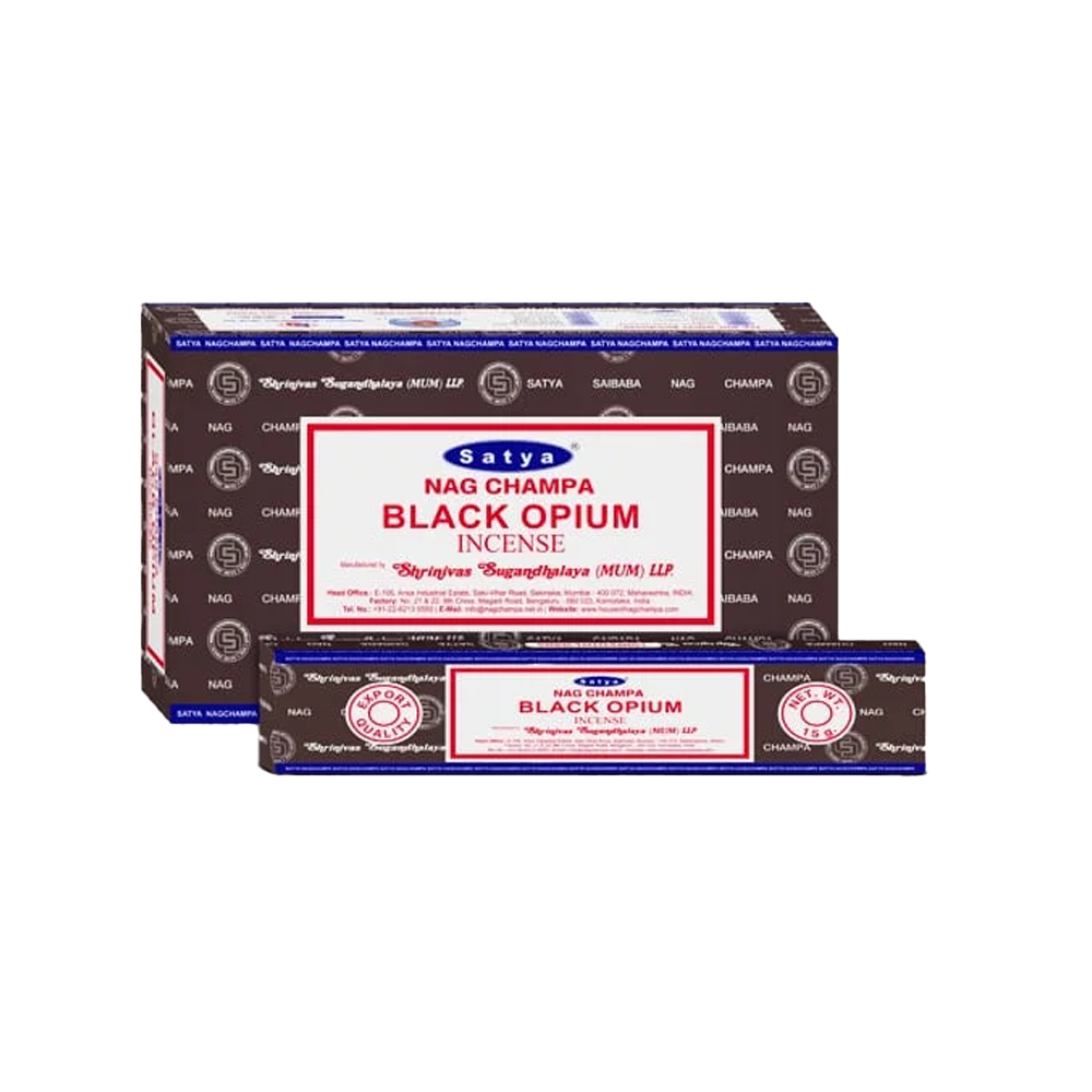Satya Incence Sticks Black Opium