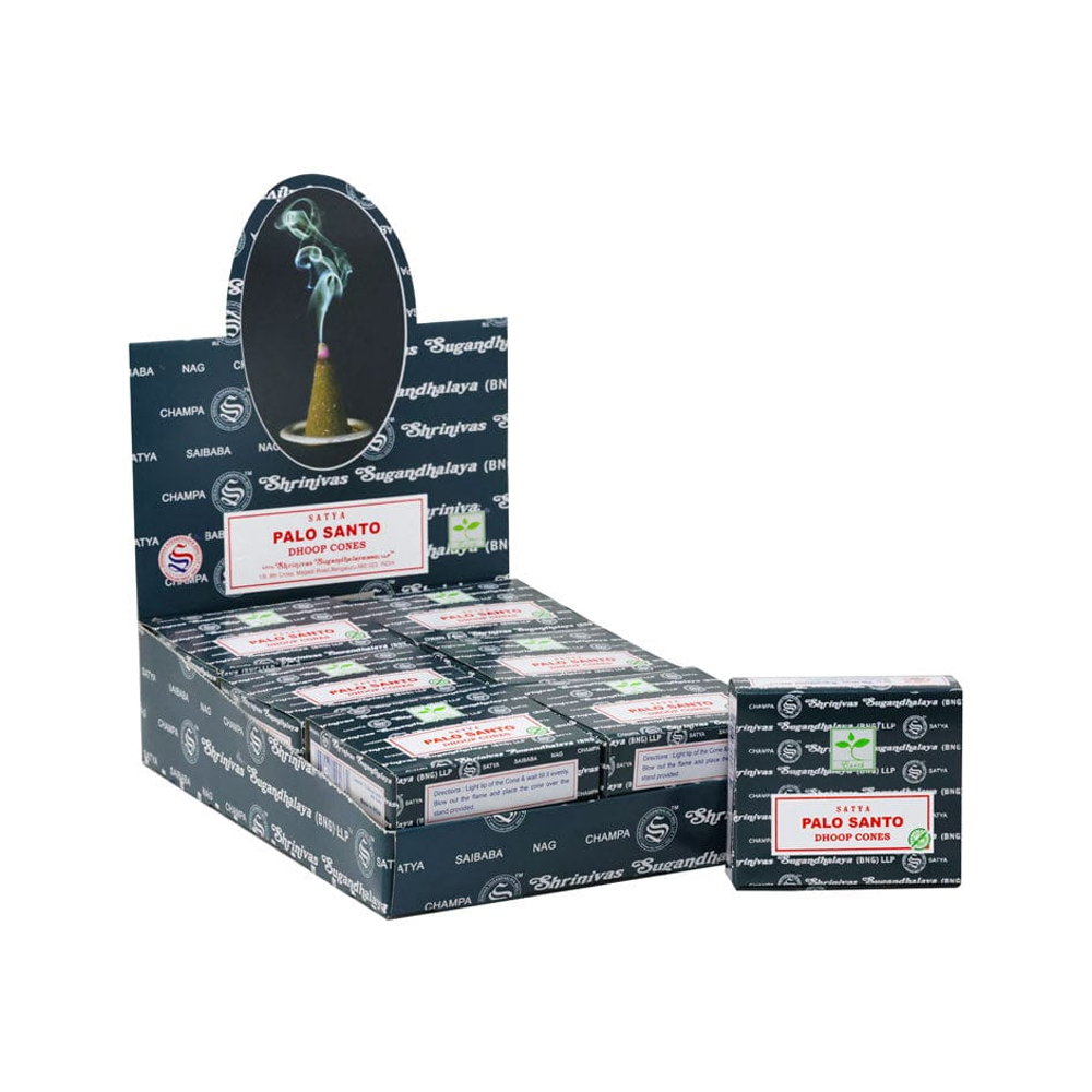Satya Palo Santo Dhoop Cones 12 Pack