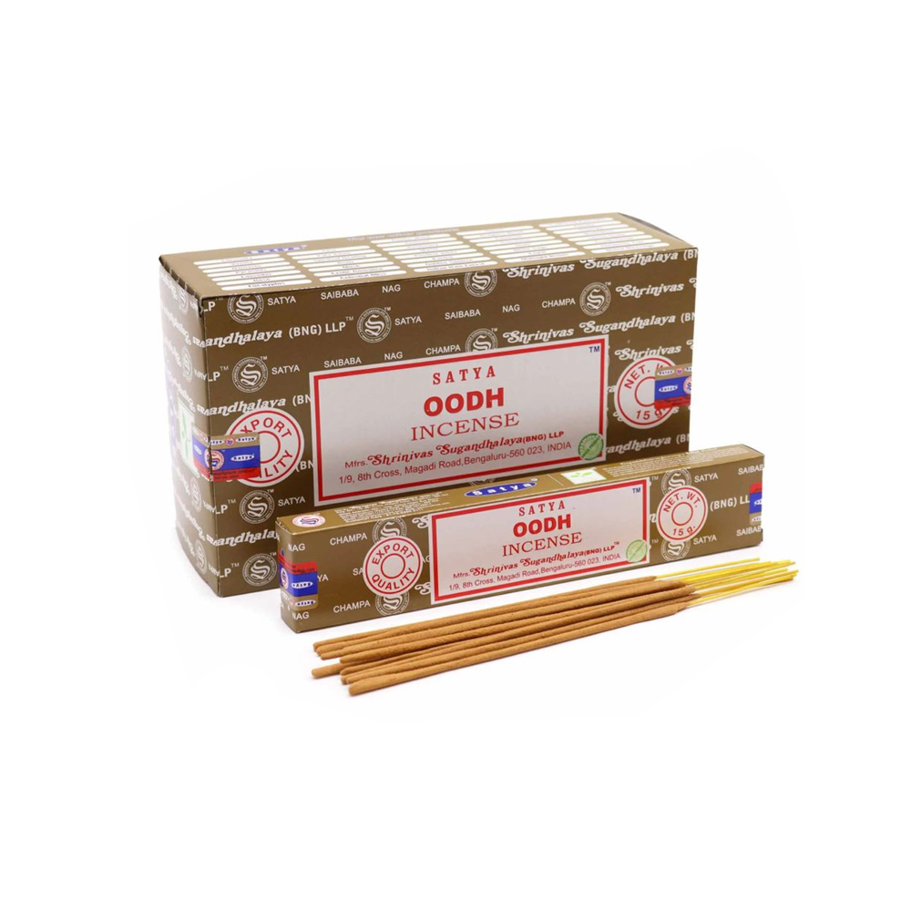 Satya Incence Sticks Oodh 12 pack