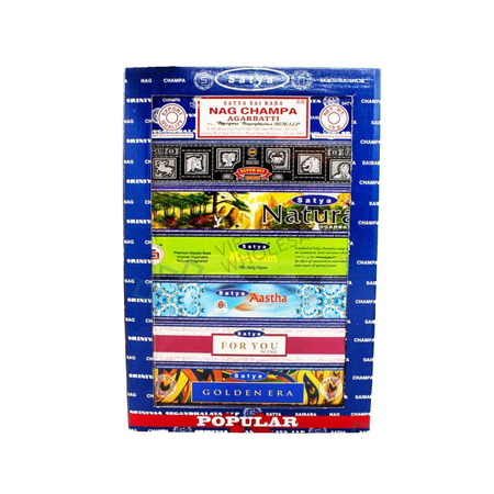 Satya Incense Sticks 7pack  - Multi-Scent Gift Box