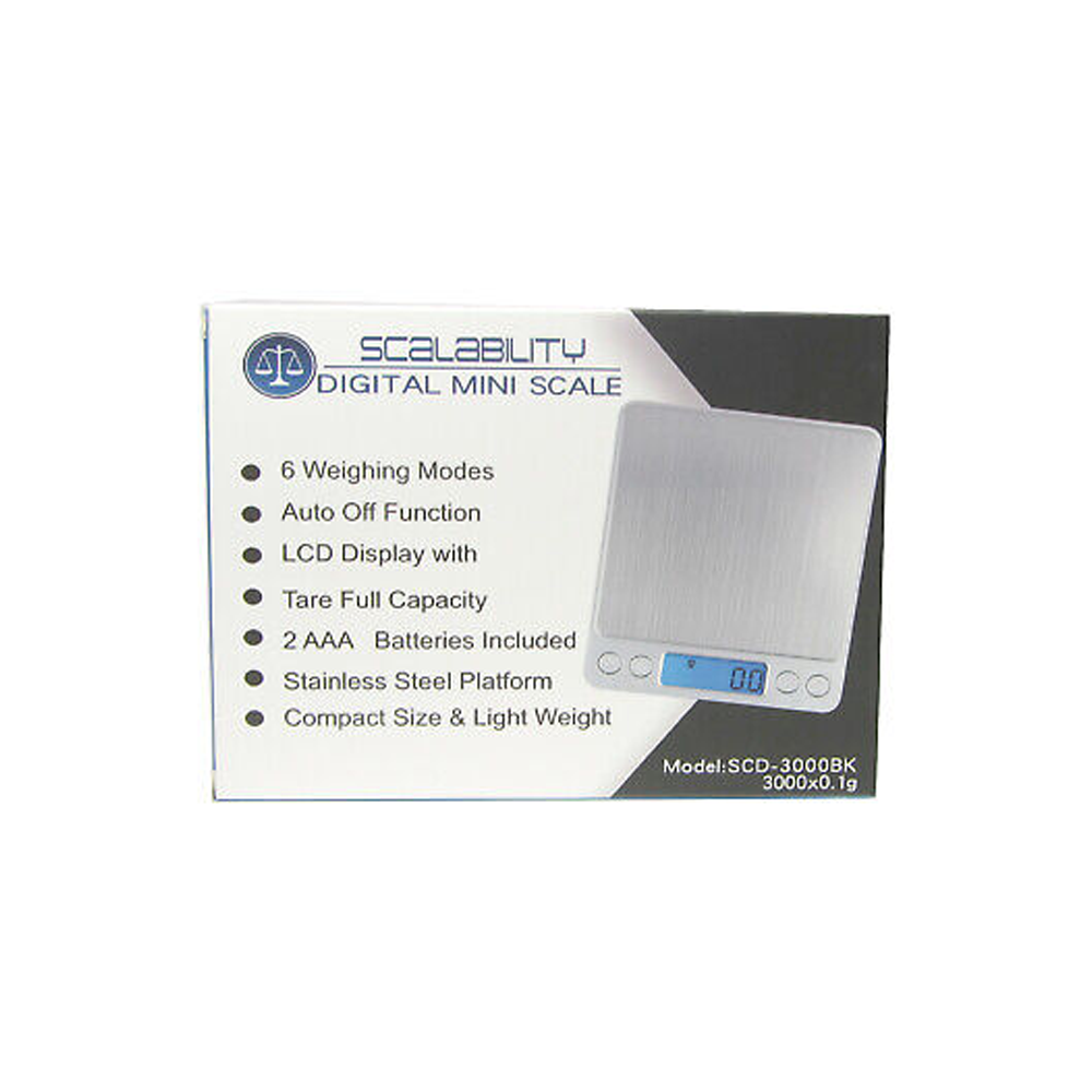 Scalability Scale SCD 3000BK 3000g x 0.1grams