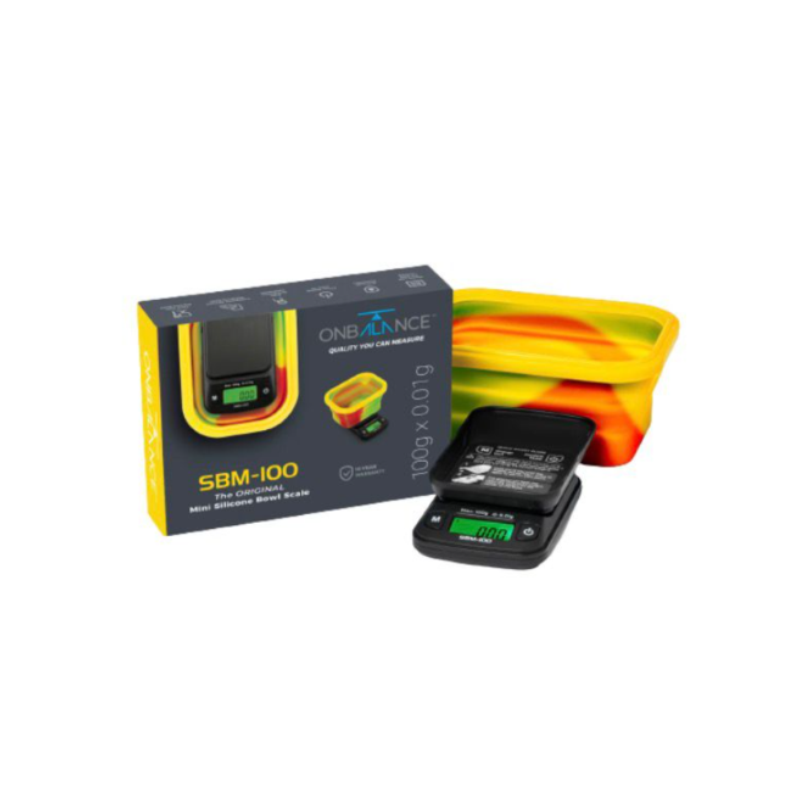 ON BALANCE SBM-100RAS SILICONE BOWL SCALE RASTA 100G X 0.01G