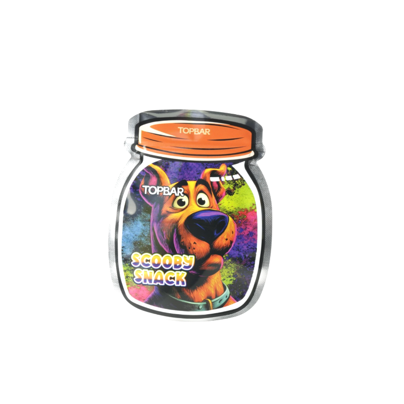 3.5g Scooby Snack Mylar Bags x 100 bags (1 pack) SS-1011