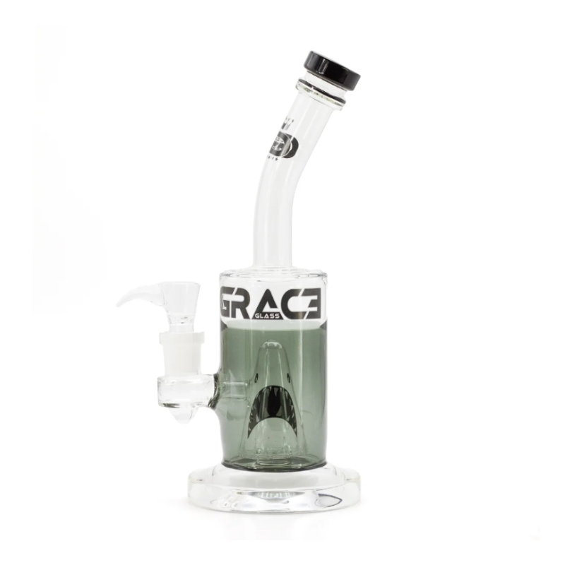Grace Glass | Shark Attack Bong (Smoky Grey) 27.5cm