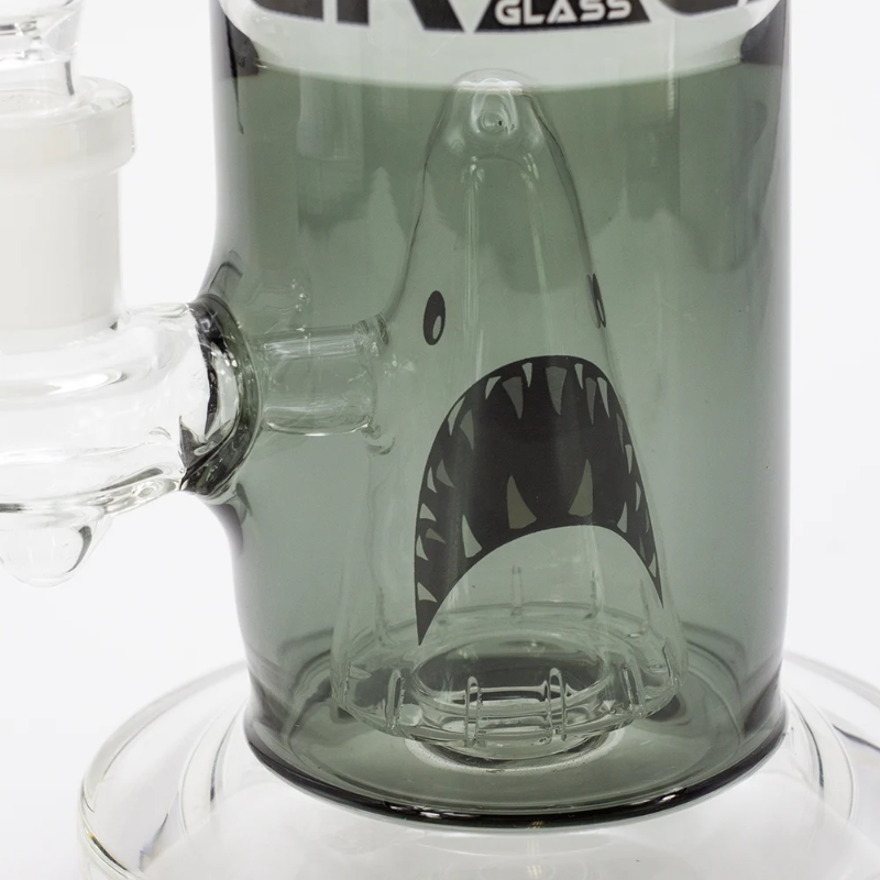 Grace Glass | Shark Attack Bong (Smoky Grey) 27.5cm