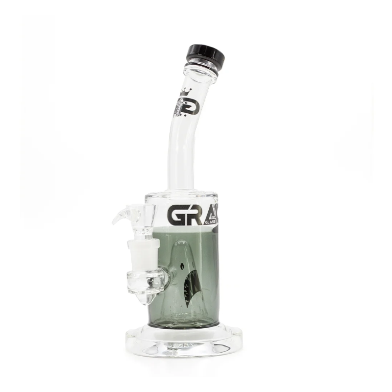 Grace Glass | Shark Attack Bong (Smoky Grey) 27.5cm