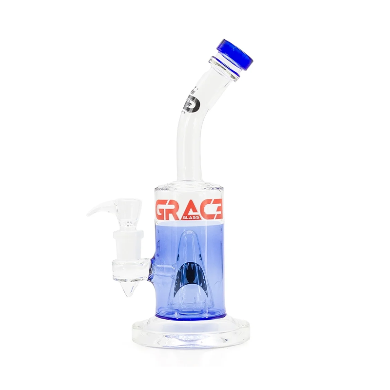 Grace Glass | Shark Attack Bong ( Blue ) 27.5cm