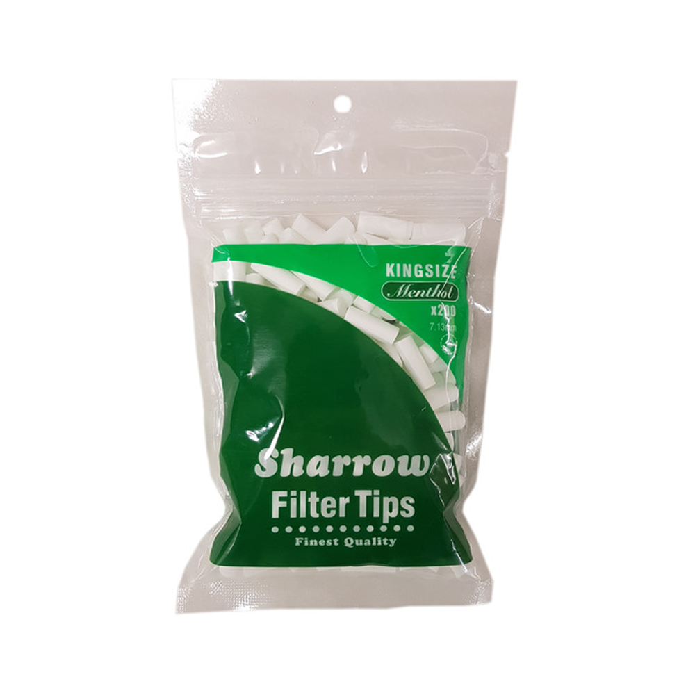 Sharrow Filter Tips Bags King Size Menthol Full Box