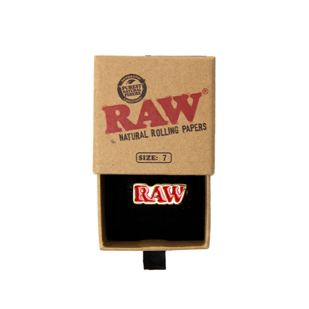 RAW Gold Smoker Ring Size 7