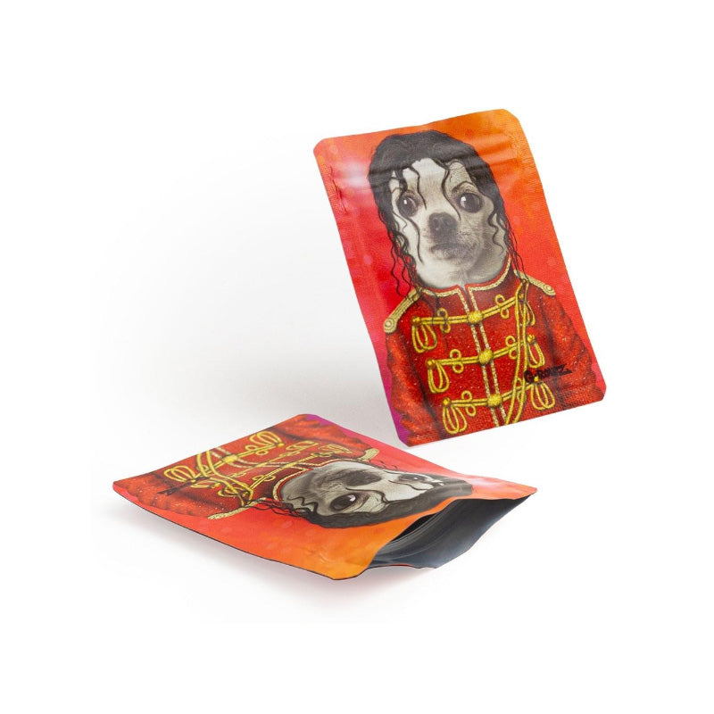 G-Rollz | 'Pop' 65x85mm Smell proof Mylar Cali Bags - 10 Bags (1 pack)
