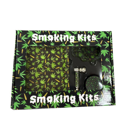 New Smoking Kit 4 Piece Set ASSORTED DESIGN Gift Set