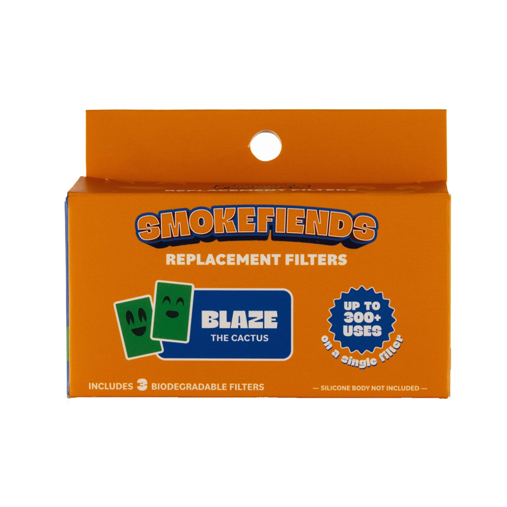 SmokeFiends Blaze Cactus Filter 3 Pack