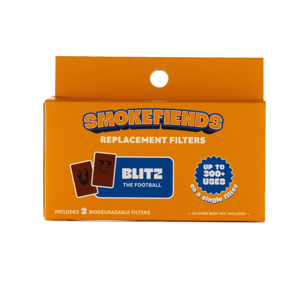SmokeFiends Blitz Footbal Filter 3 Pack