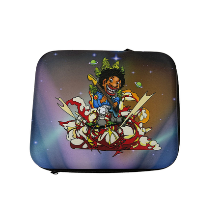 Zipper Set Smoking with Ashtray, Grinder, Tray and Containers Gift Set - cartoon character design