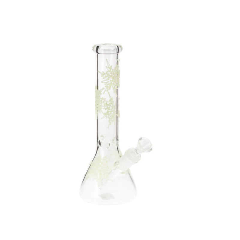 Smoky Snowflake – 10" Glass Beaker Bong