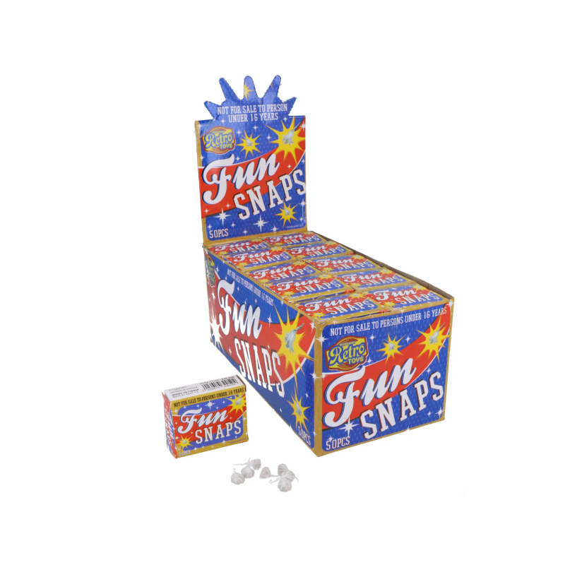 Fun Snaps Party Bangers Bang Snap Firecrackers 50 Boxes